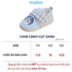 Giày tập đi cho bé TINYFEET TN02 siêu mềm, siêu nhẹ, chống trơn trượt