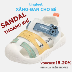 Sandal tập đi cho bé TINYFEET SD03 nhẹ, mềm, chống trơn trượt