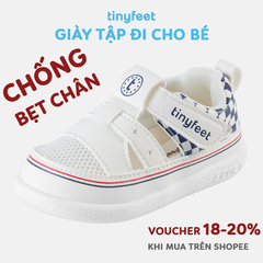 Giày tập đi cho bé TINYFEET TN03 thoáng khí, chống bẹt chân