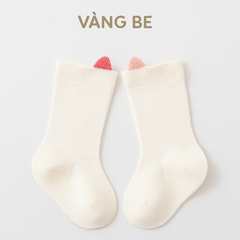 Tất Vớ cho bé 1-3 tuổi TINYFEET KS08 cotton dày dặn, không xù lông