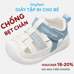 Giày tập đi cho bé TINYFEET WJ09 thiết kế thể thao, năng động