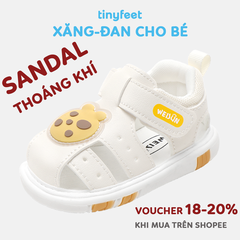 Sandal tập đi cho bé TINYFEET WJ18 có tiếng kêu bíp bíp