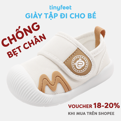 Giày tập đi cho bé TINYFEET WJ24 mùa đông, chống bẹt chân