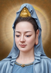Tranh Bồ Tát Quan Âm (chân dung)