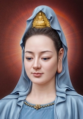 Tranh Bồ Tát Quan Âm (chân dung)