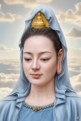 Tranh Bồ Tát Quan Âm (chân dung)