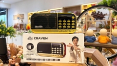 Đài nghe Craven CR-836 2 Pin USB, Thẻ nhớ, Đài FM