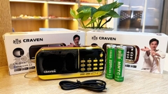 Đài nghe Craven CR-836 2 Pin USB, Thẻ nhớ, Đài FM