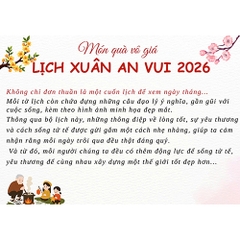 Lịch Treo Tường - 2026