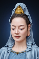 Tranh Bồ Tát Quan Âm (chân dung)