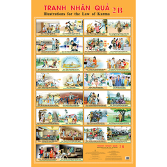 Tranh Nhân Quả treo tường - 2B
