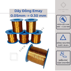 Dây đồng tráng men cỡ 0.20mm quấn biến áp động cơ