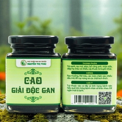 Cao Giải Độc Gan – Thuốc Nam Gia Truyền của Lương y Nguyễn Thị Thái