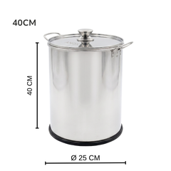 Thùng đựng thực phẩm inox 430 ANOX - Hàng Việt Nam