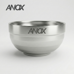 Tô chén bát Inox 430 ANOX Thiết kế Hàn Quốc | Hai lớp cách nhiệt | Hàng Việt Nam