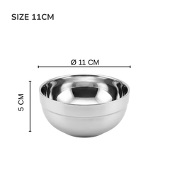 Tô chén bát Inox 304 Thiết kế Hàn Quốc | Hai lớp cách nhiệt | Hàng Việt Nam - Thương hiệu ANOX