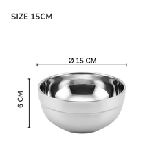 Tô chén bát Inox 430 ANOX Thiết kế Hàn Quốc | Hai lớp cách nhiệt | Hàng Việt Nam