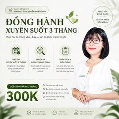 Combo 4 Hỗ Trợ Điều Trị Mụn, Nám & Phục Hồi Nền Da tại nhà | Có HLV đồng hành 3 tháng