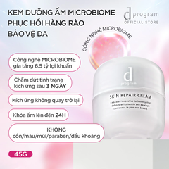 Kem dưỡng ẩm phục hồi SKIN REPAIR CREAM 45g | Dòng dưỡng vi sinh