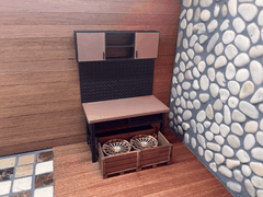 Kệ Kho Phụ Tùng Garage (Storage Rack) – Tỉ lệ 1/24