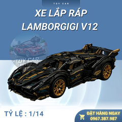 XE LẮP RÁP LAMBORGIGI V12