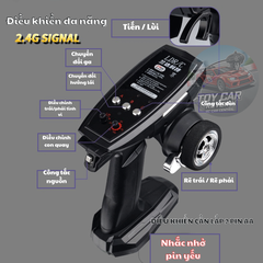 [NEW 2025] Bản cao cấp R002 - Xe RC điều khiển, xe Drift AE86 Trắng 1/18