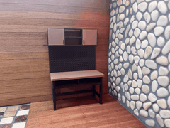 Kệ Kho Phụ Tùng Garage (Storage Rack) – Tỉ lệ 1/24