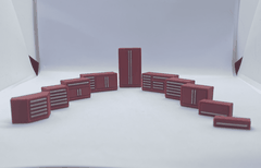 Kệ Kho Phụ Tùng Garage (Storage Rack) – Tỉ lệ 1/24&1/64