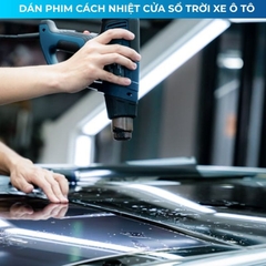 Dán phim cách nhiệt cửa sổ trời ô tô