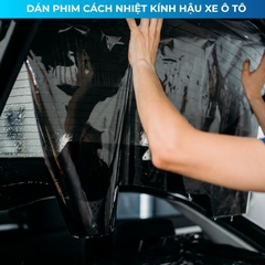 Dán phim cách nhiệt kính hậu ô tô