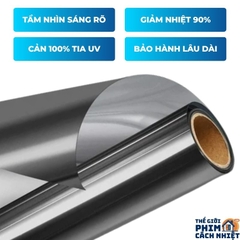 Dán phim cách nhiệt sườn sau ô tô