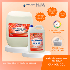 Hóa Chất Trung Hòa Môi Trường Giặt, Tẩy Gỉ Sắt, Làm Trắng Vải CleanChem