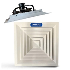 Quạt Hút Âm Trần Công Nghiệp Không Ống Omysu AT-600