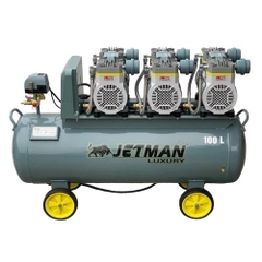 Máy Nén Khí Không Dầu Jetman 100L 6Hp NKF-1600x3T100 Lên Hơi Nhanh