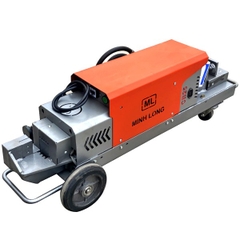 Máy cắt uốn sắt thủy lực 2 đầu Giá Rẻ-Minh Long-Phi 25, 28mm Điện 220V-2023 Và 2024