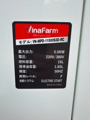 Máy Phát Điện Chạy Dầu Vinafarm 5.5Kw VN-MPD-11500S3D-RC 220V/380V