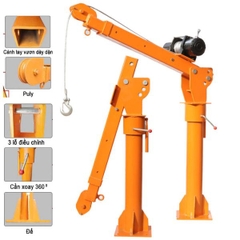 Khung Cẩu Xoay Lắp ôtô 500kg (COT-0.5)