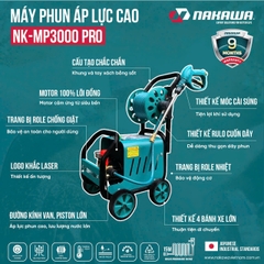 Máy Rửa Xe 3000W Nakawa NK-MP3000PRO