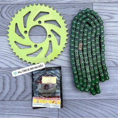 SÊN NHÔNG DĨA MÀU XANH (SPORT-XIPO-RGV-RGX-SATRIA)