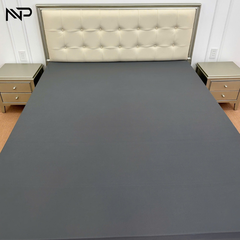 Áo Bọc Nệm 2 Mặt Có Khoá Kéo Vải Thun Lạnh Cao Cấp
