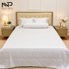 Bộ 5 Món Ga Giường Tencel Dệt Kim Cao Cấp, Sang Trọng