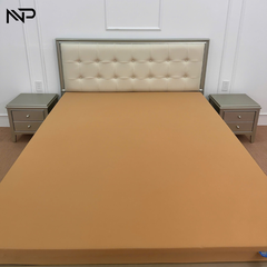 Áo Bọc Nệm 2 Mặt Có Khoá Kéo Vải Thun Lạnh Cao Cấp
