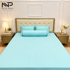 [COOL] Bộ 4 Món Ga Giường Thun Cool Silk Cao Cấp Mềm Mịn, Mát Lạnh