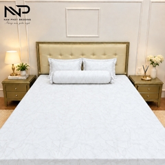 Bộ 4 Món Ga Giường Tencel Dệt Kim 80s Cao Cấp, Sang Trọng
