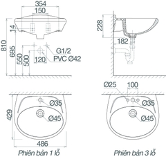 Chậu treo tường VTL3
