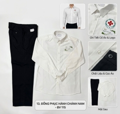 Đồng Phục Hành Chánh Sơ Mi & Quần Tây Nam - Bệnh Viện Nhân Dân 115