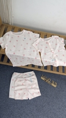 B22 Bộ cotton Hàn ngắn