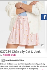 V05 Chân váy cotton có quần