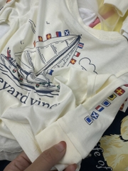 A108b Áo cotton tay dài Vines lớn