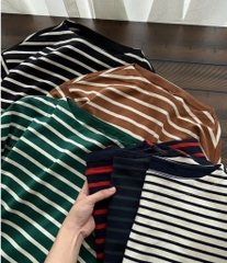 AE27 Áo nữ kẻ tay dài